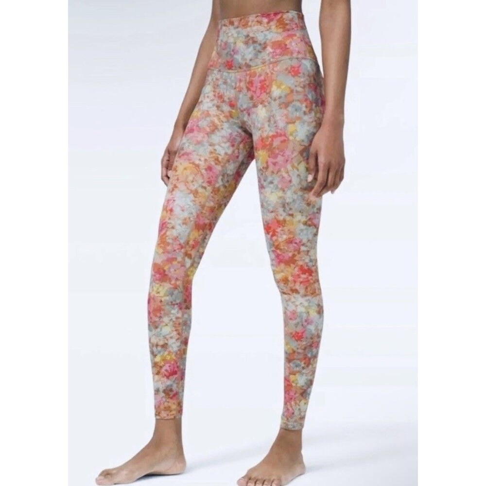 LULULEMON Align High Rise Size 2, Inflorescence Floral Multi Color - Picture 6 of 6